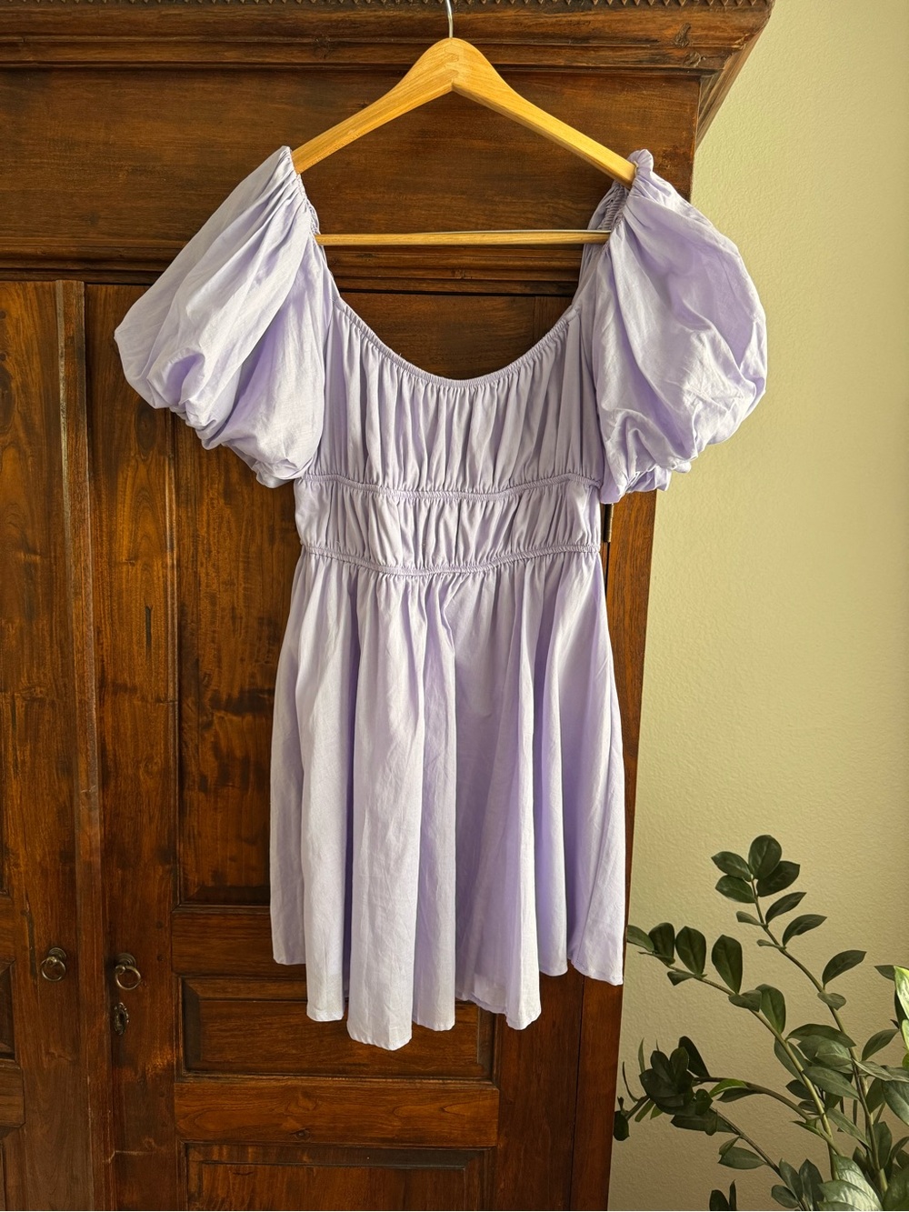 B Darlin Juniors Puff Sleeve Dress